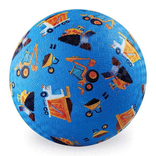Crocodile Creek Playground Ball Construction Blue - 7inch Crocodile Creek Playground Ball Construction Blue - 7inch