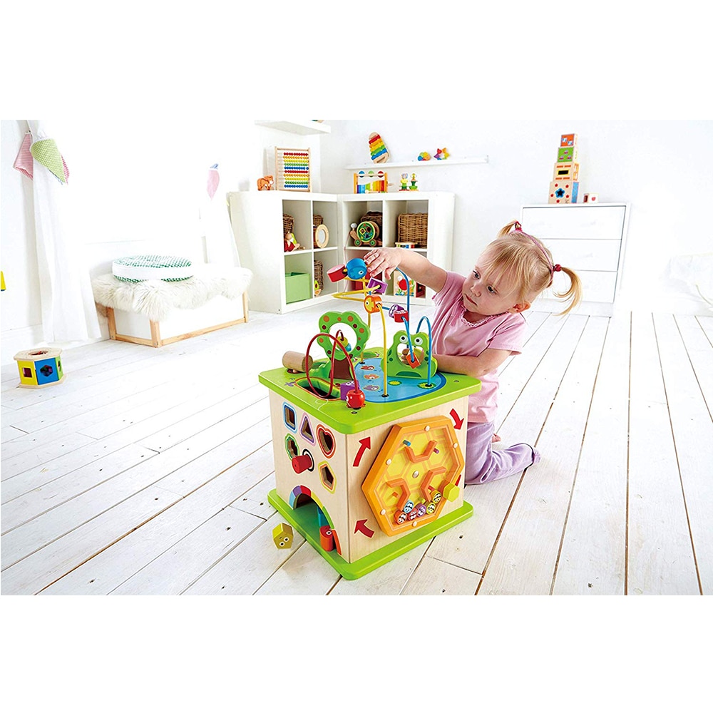 Hape Wooden Activity Cube Hape Country Critters Hape Country
