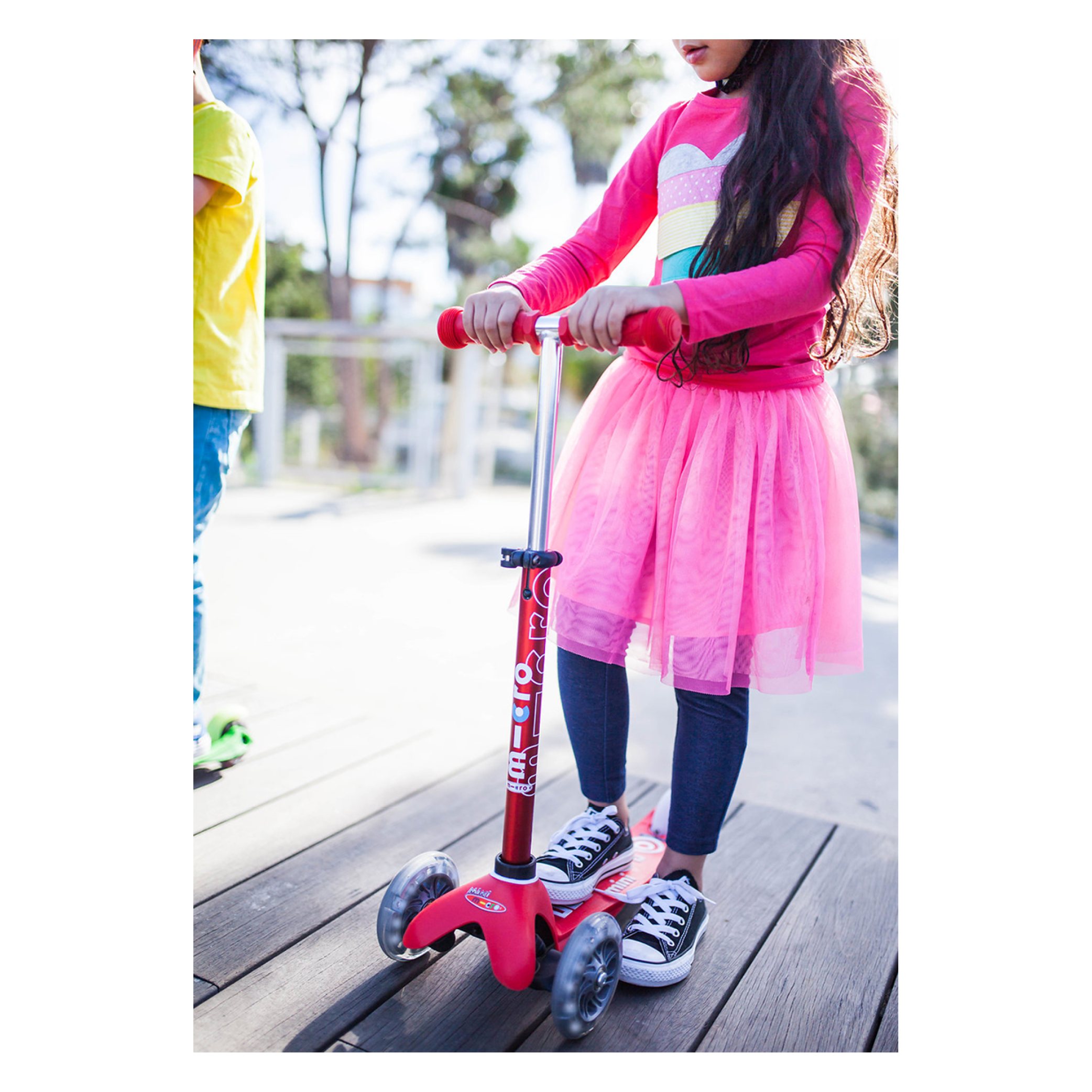 pink mini scooter