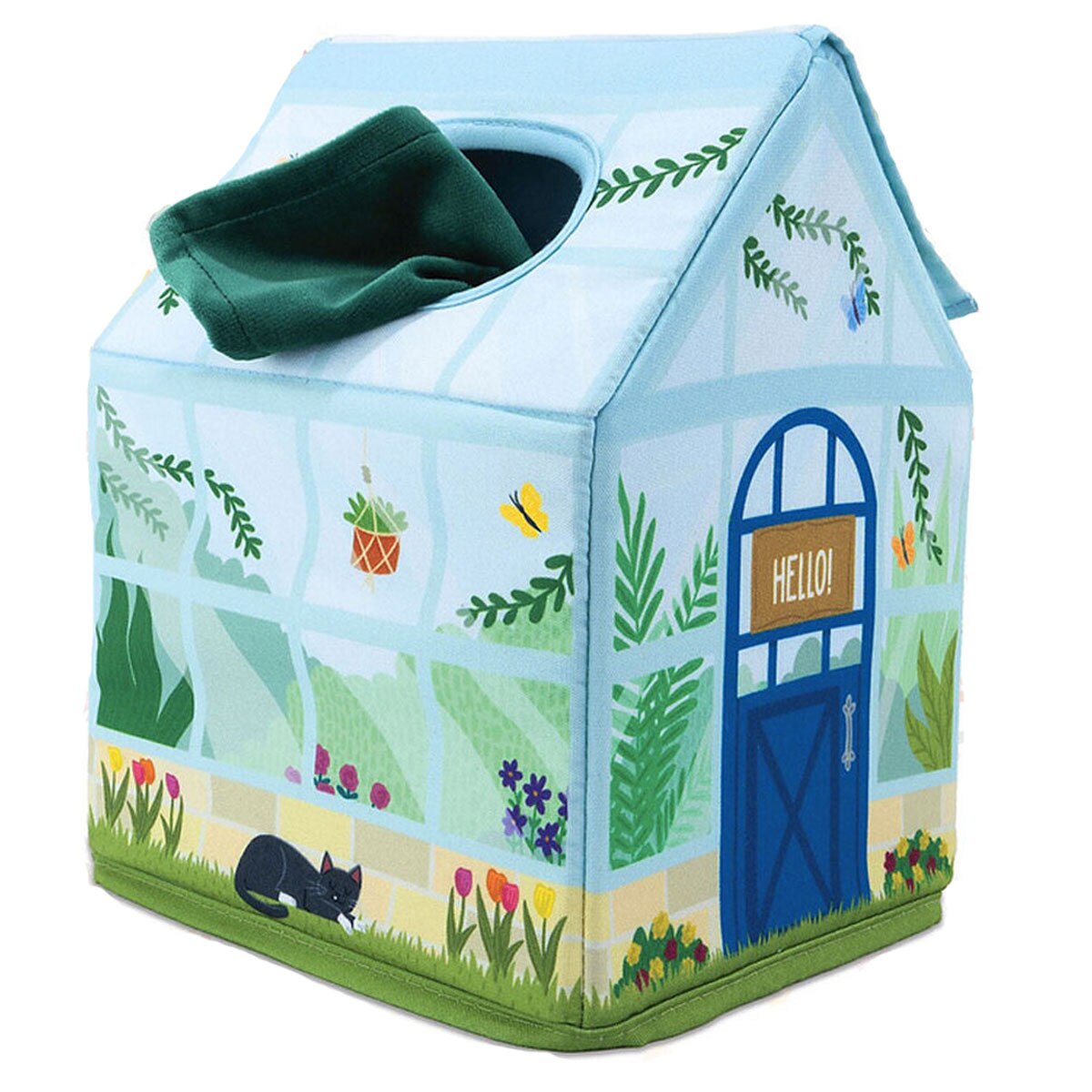 house shaped tissue box cover