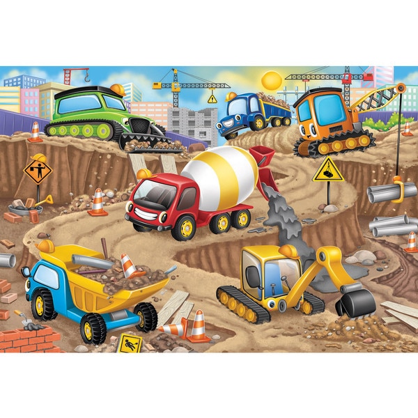 Construction Fun Floor Puzzle 24 piece Construction Fun Floor Puzzle 24 piece