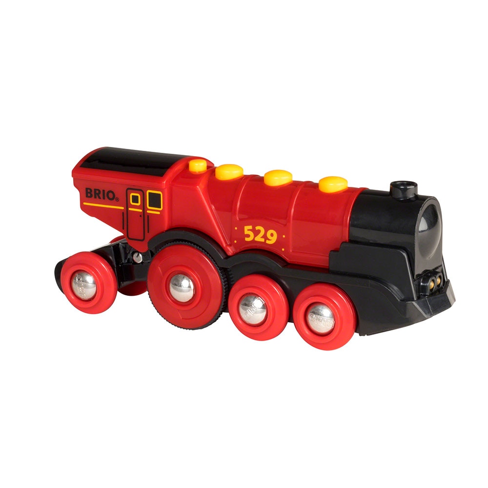 brio red locomotive